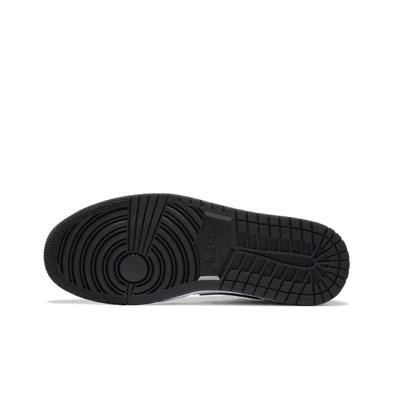 Original Air Jordan 1 "Light Smoke Grey"For Men's Trend Retro Non-Slip
