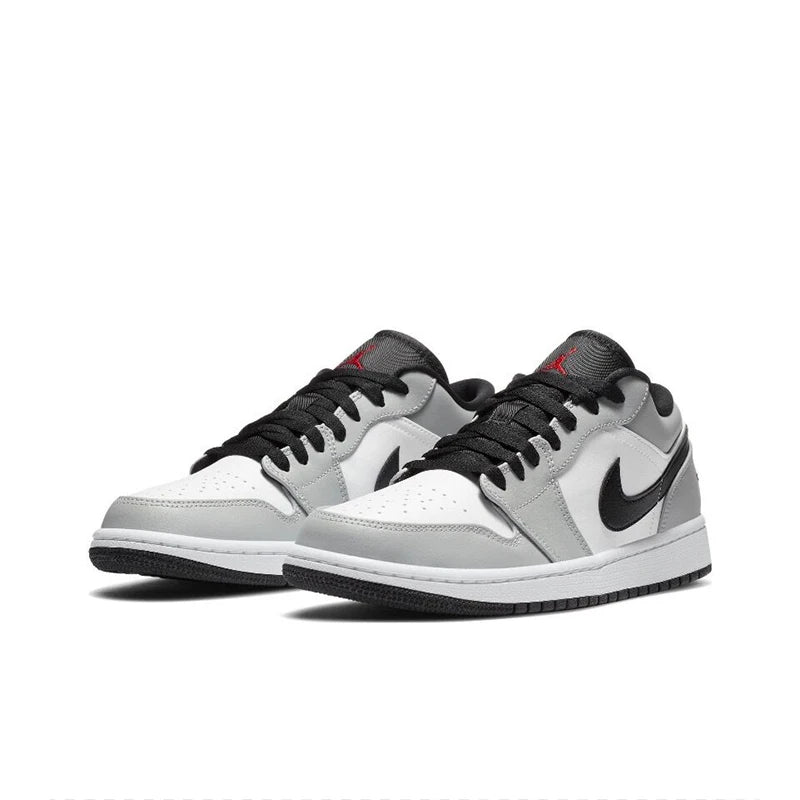 Original Air Jordan 1 "Light Smoke Grey"For Men's Trend Retro Non-Slip