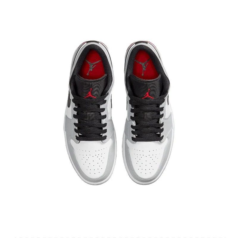 Original Air Jordan 1 "Light Smoke Grey"For Men's Trend Retro Non-Slip