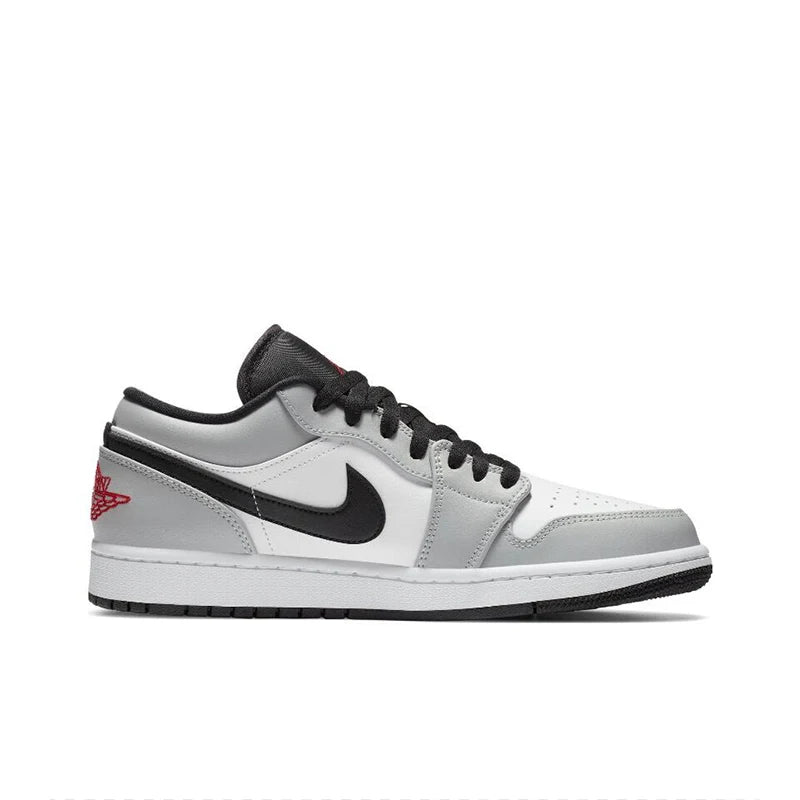 Original Air Jordan 1 "Light Smoke Grey"For Men's Trend Retro Non-Slip