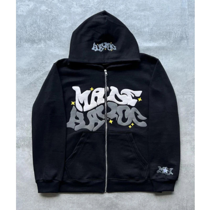 Y2K Zip Up Hoodie