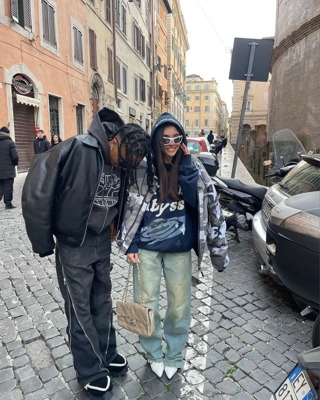 abyss puff Print Hoodies Oversized Streetwear