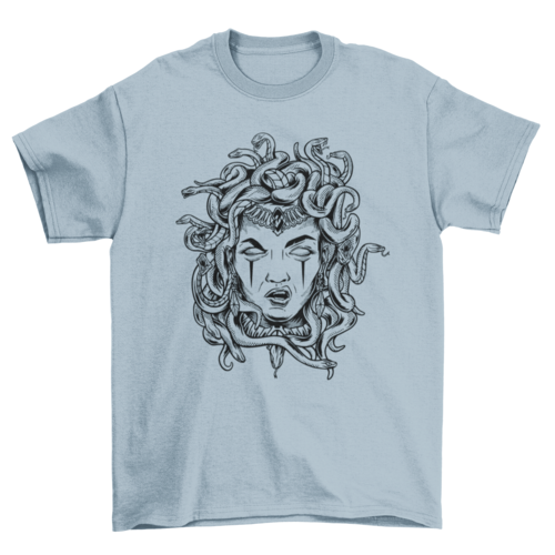 Medusa hand-drawn t-shirt