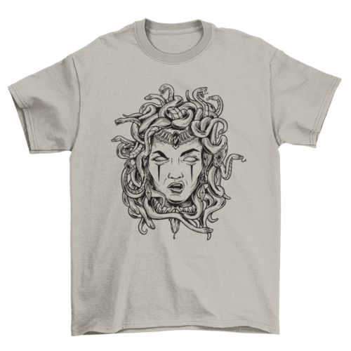 Medusa hand-drawn t-shirt